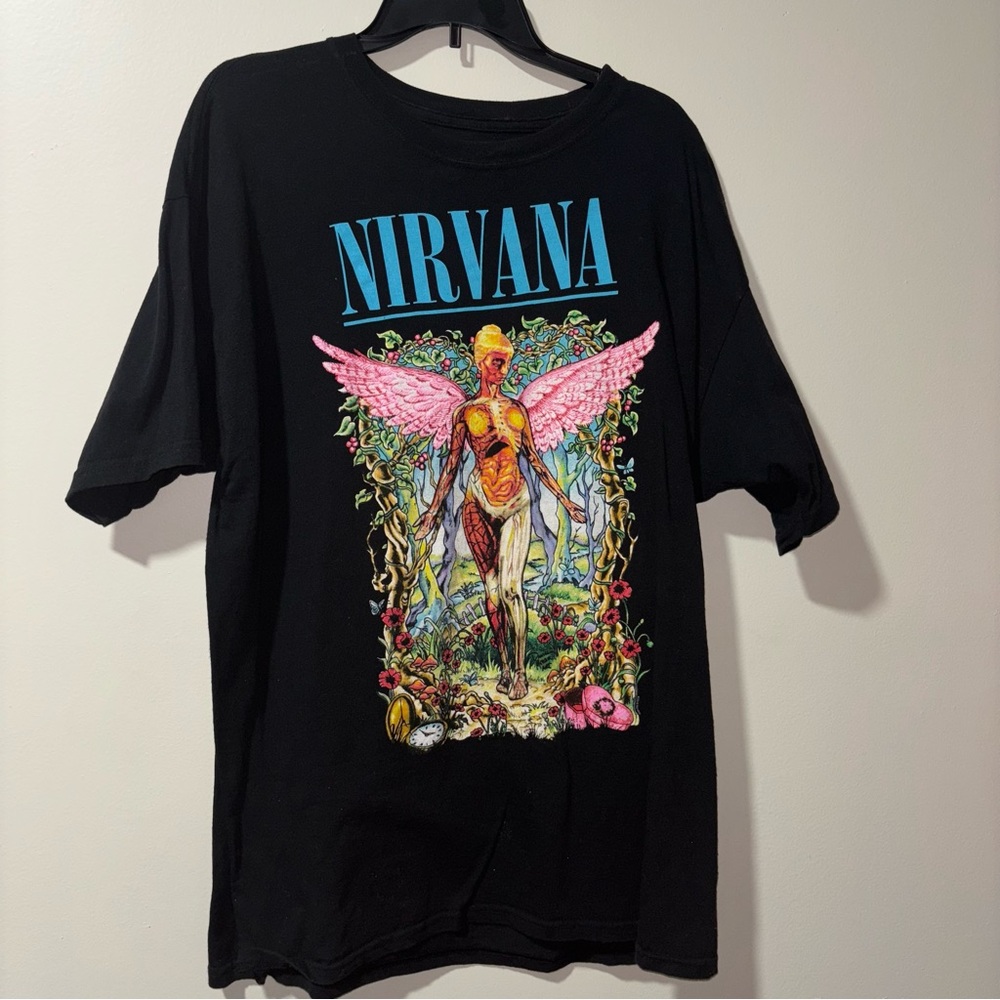 Vintage Nirvana Black T shirt XL